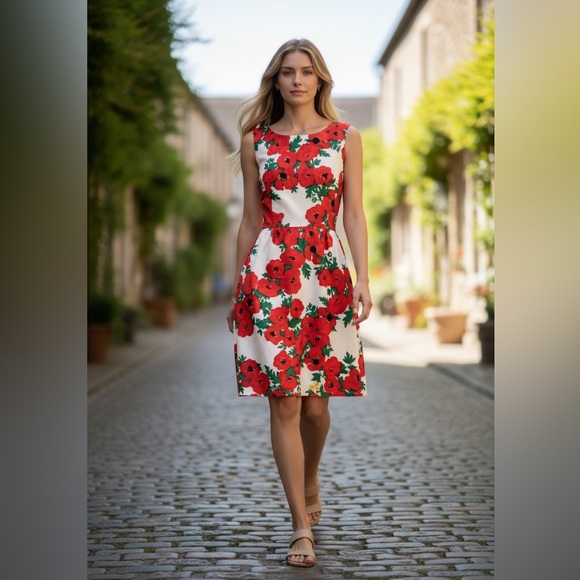 Malia Honolulu Dresses & Skirts - 15% Discount - 70’s Vintage Malia Honolulu Red & Green Sheath Dress with pockets